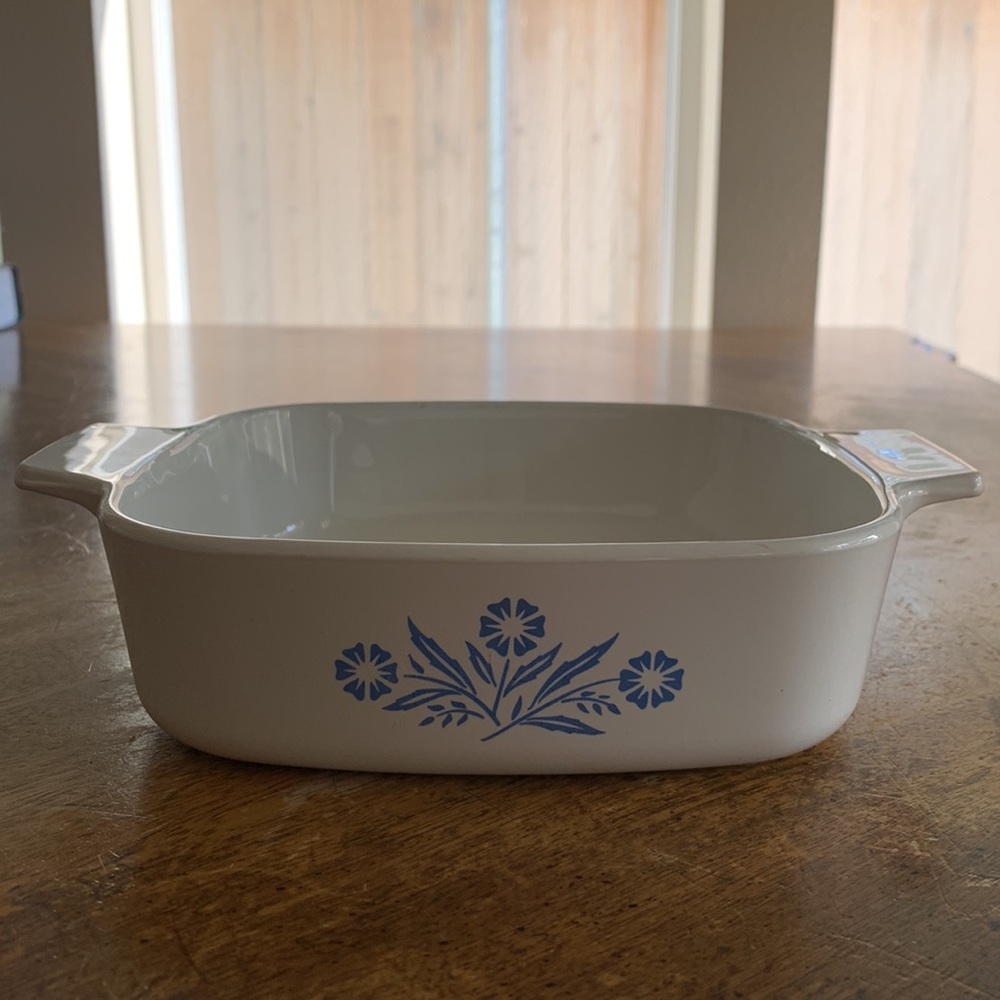 Vintage Cornflower Blue Corning Ware Dish